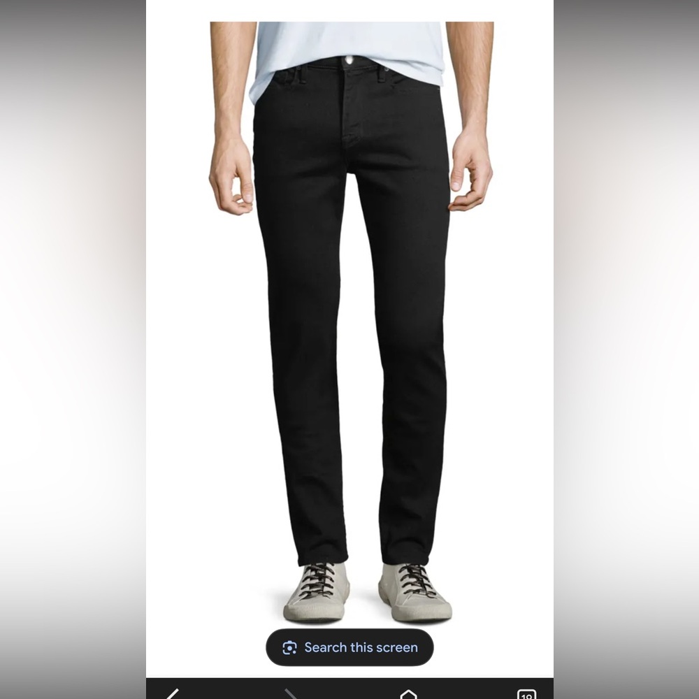 FRAME Men’s Jagger True Skinny 31 Black EUC